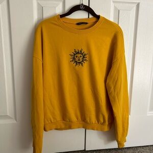 Gold Sun Crewneck Sweatshirt